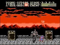 une photo d'Ã©cran de Shadow Warriors 2 sur Nintendo Nes